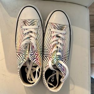 Multi color metallic star Converse All Stars